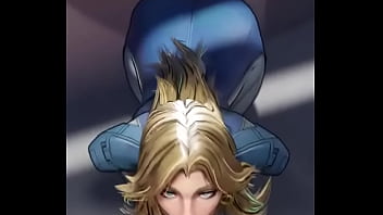 Invisible woman blowjob