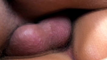 Ivannah su is all smiles as her face is covered in cum after a dp