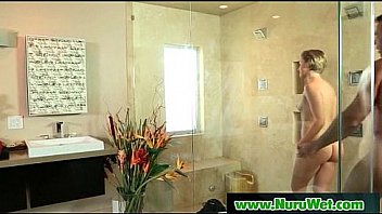 Nuru massage sex with busty asian babe 06