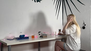 In the middle of studying i decided to show how naughty i can be