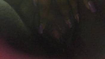 Ghetto bitch playing with pussy