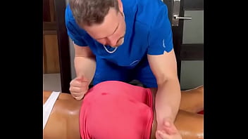 Huge natural tits ebony lily starfire getting fucked after massage