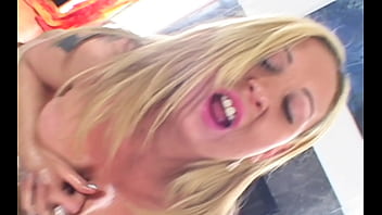 Cock smoker busty blonde milf lights up fat cock