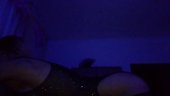 Hot babe with anal dildo