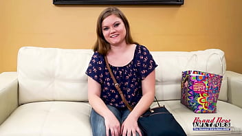 Mesmerizing brunette lauren gets a deep anal fuck to get a cum tasty treat