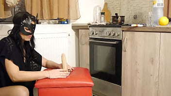 Dirty joi dildo ride & intense squirt in the kitchen prev