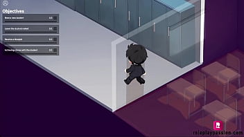 Two mischievous students are eager to play with you