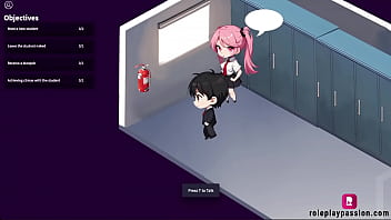 Two mischievous students are eager to play with you