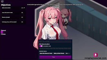 Two mischievous students are eager to play with you