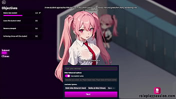 Two mischievous students are eager to play with you