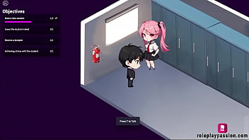 Two mischievous students are eager to play with you