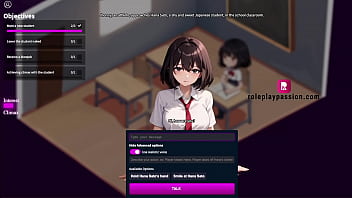 Two mischievous students are eager to play with you