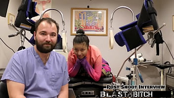 Raya nguyen sucks dick and gets fingered by doctor