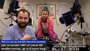 Raya nguyen sucks dick and gets fingered by doctor