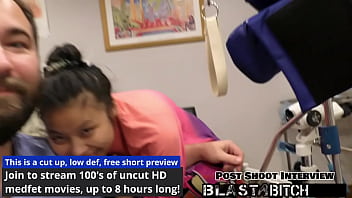 Raya nguyen sucks dick and gets fingered by doctor