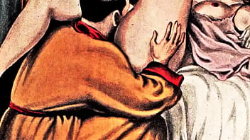 Retro erotic drawings