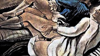 Retro erotic drawings