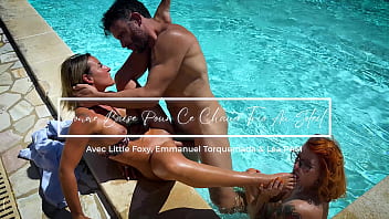 Mes pieds dans la bouche de la rouquine little foxyy et du chaud emmanuel torquemada