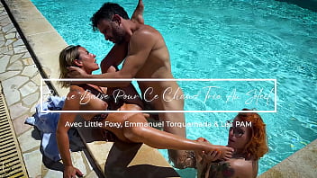 Mes pieds dans la bouche de la rouquine little foxyy et du chaud emmanuel torquemada