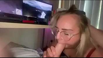 Riley stone throats me at my desk