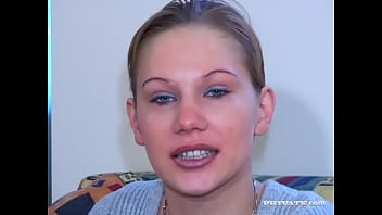 Newbie lena shows off her big natural tits and gets laid too