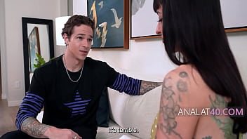 New neighbor's cookie gift removing chastity belt & anal cheating