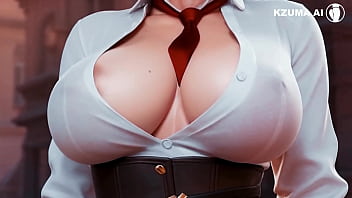 Ashe mostrando o rabo gostoso de safada ai generated