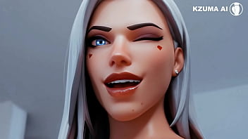 Ashe mostrando o rabo gostoso de safada ai generated