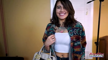 Skinny hottie rihanna dildo fucks her sweet wet pussy and swallows cum