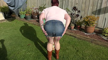 Nz milf sub uses huge pumpkin as her toilet while her master films the action Nz milf sub uses huge pumpkin as her toilet while her master films the action