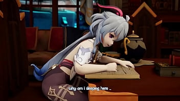 Aether fucks ganyu's pussy hard til she cums