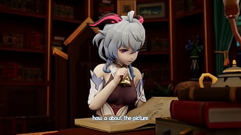 Aether fucks ganyu's pussy hard til she cums