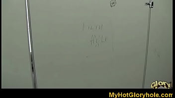 Gloryhole interracial blowjob 2