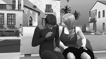 Sims4story 最低くそ男に騙されて、快楽に落ちていく金髪の純粋な人妻