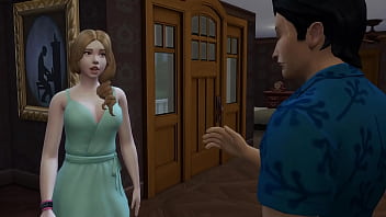 Sims4story 最低くそ男に騙されて、快楽に落ちていく金髪の純粋な人妻