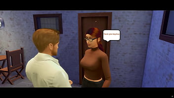 Slutty bespectacled slut gets fucked hard in a motel