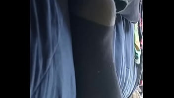 Teaser in socks with toes