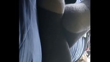 Teaser in socks with toes