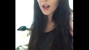 Sarah sticking tongue out and rolling eyes