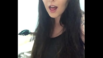 Sarah sticking tongue out and rolling eyes