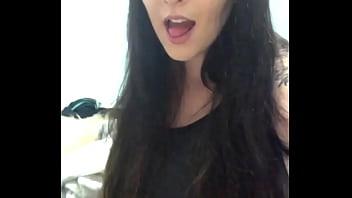 Sarah sticking tongue out and rolling eyes