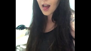 Sarah sticking tongue out and rolling eyes