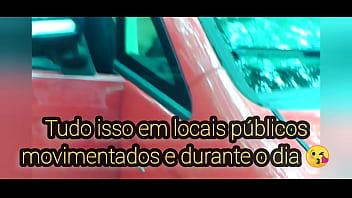 Amo que meu marido me leve pra passear e me expor para estranhos nas ruas amo ser apalpada por estanhos e punhetarem em cima de mim