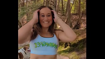 Savage sarah whips out her perfect perky tits and rubs them for you