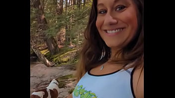 Savage sarah whips out her perfect perky tits and rubs them for you