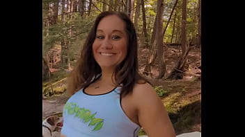 Savage sarah whips out her perfect perky tits and rubs them for you