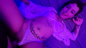 Cute alt teen fucks lucky guy and ends with her mouth filled with creamy cum preview