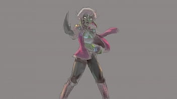 Goblin bitch get her ass pounded in by a fucking iguana