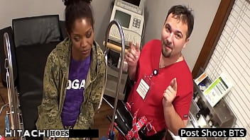 Freshman gets mandatory hitachi orgasm from doctor tampa lotus lain