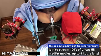 Freshman gets mandatory hitachi orgasm from doctor tampa lotus lain